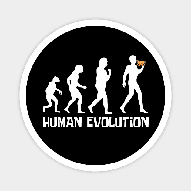 Tacos Eater Human Evolution Magnet by DesignArchitect